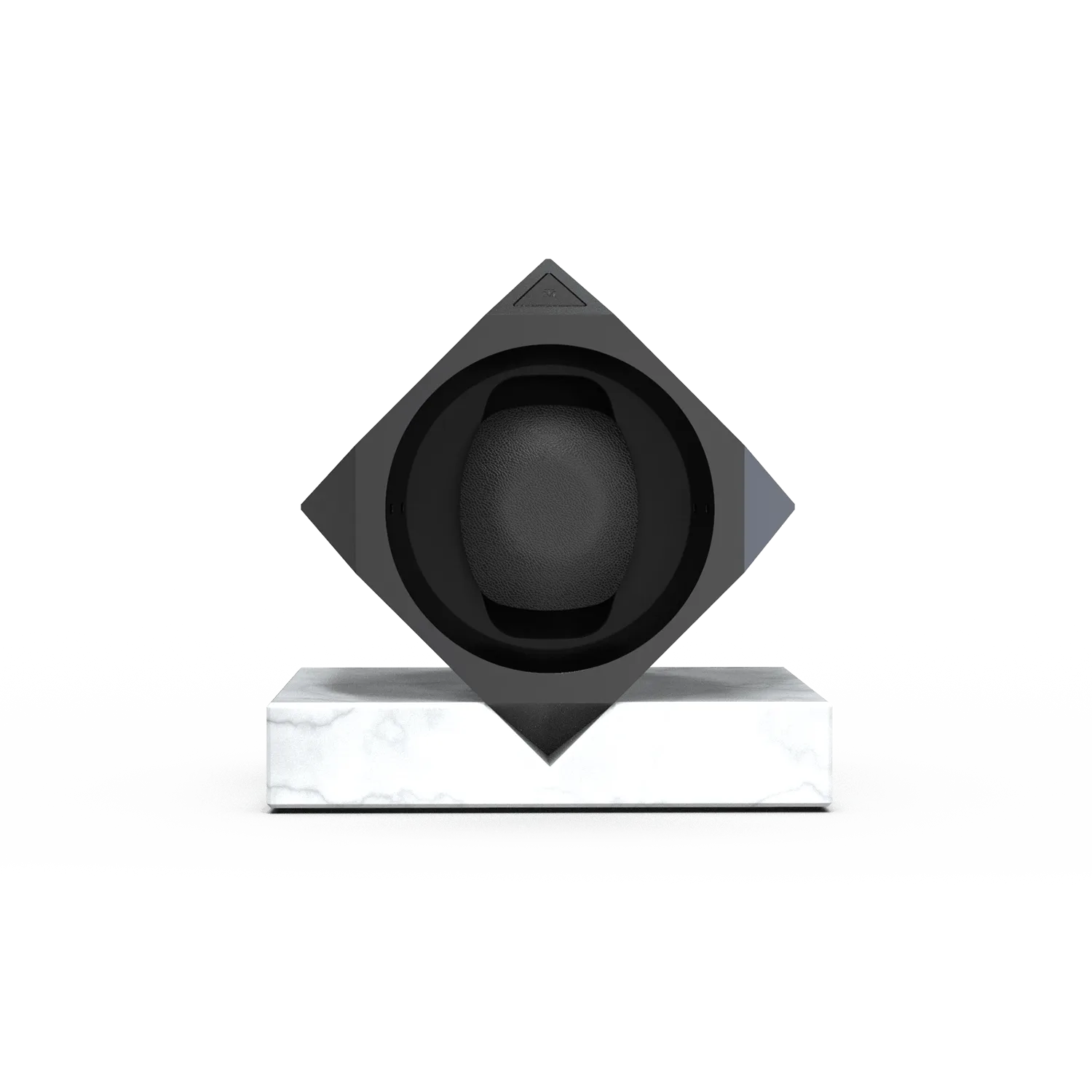 Time Machine watch winder single stand 1 marble black aluminium one timepeace smart app