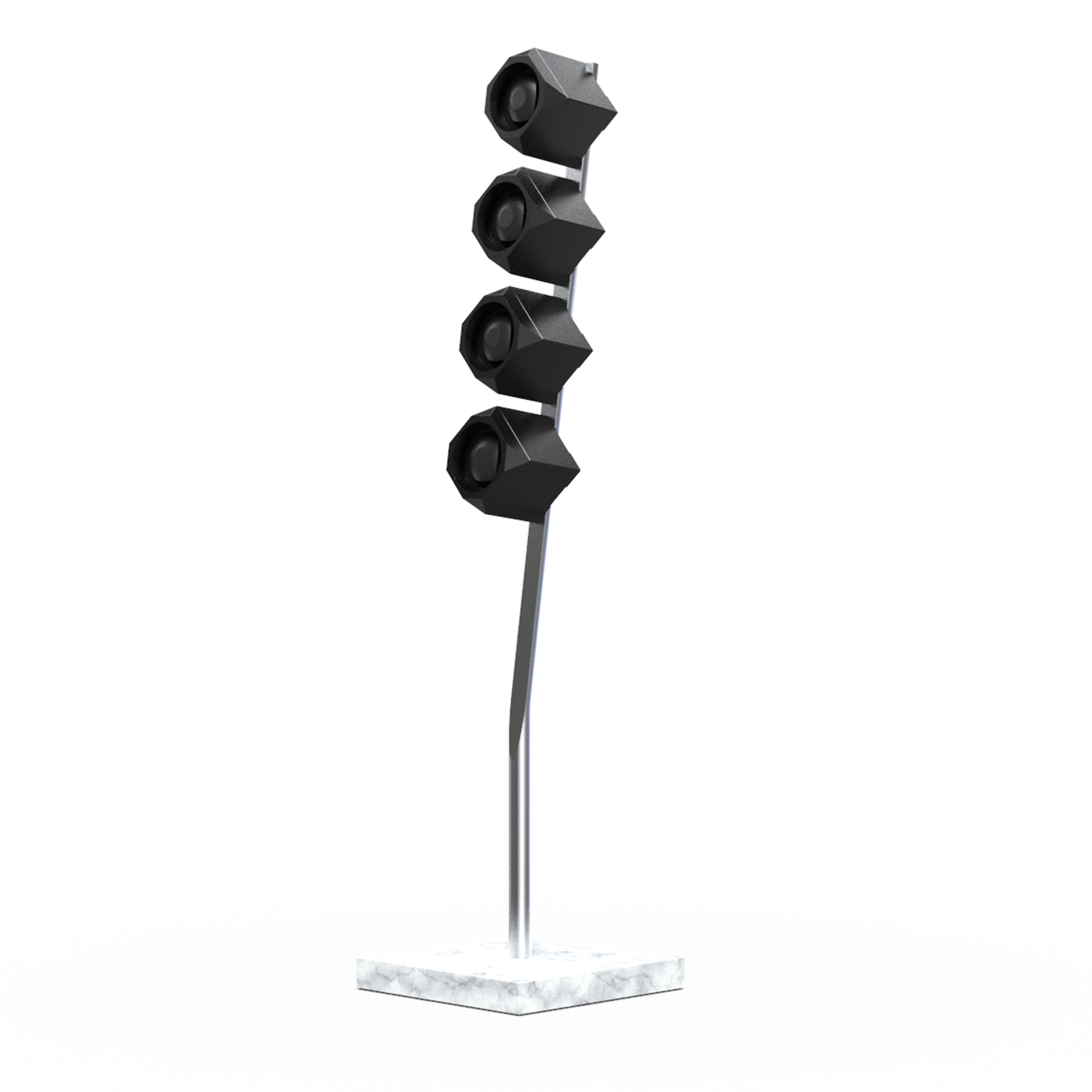 Time Machine watch winder stand 2 marble black aluminium four timepeace smart app