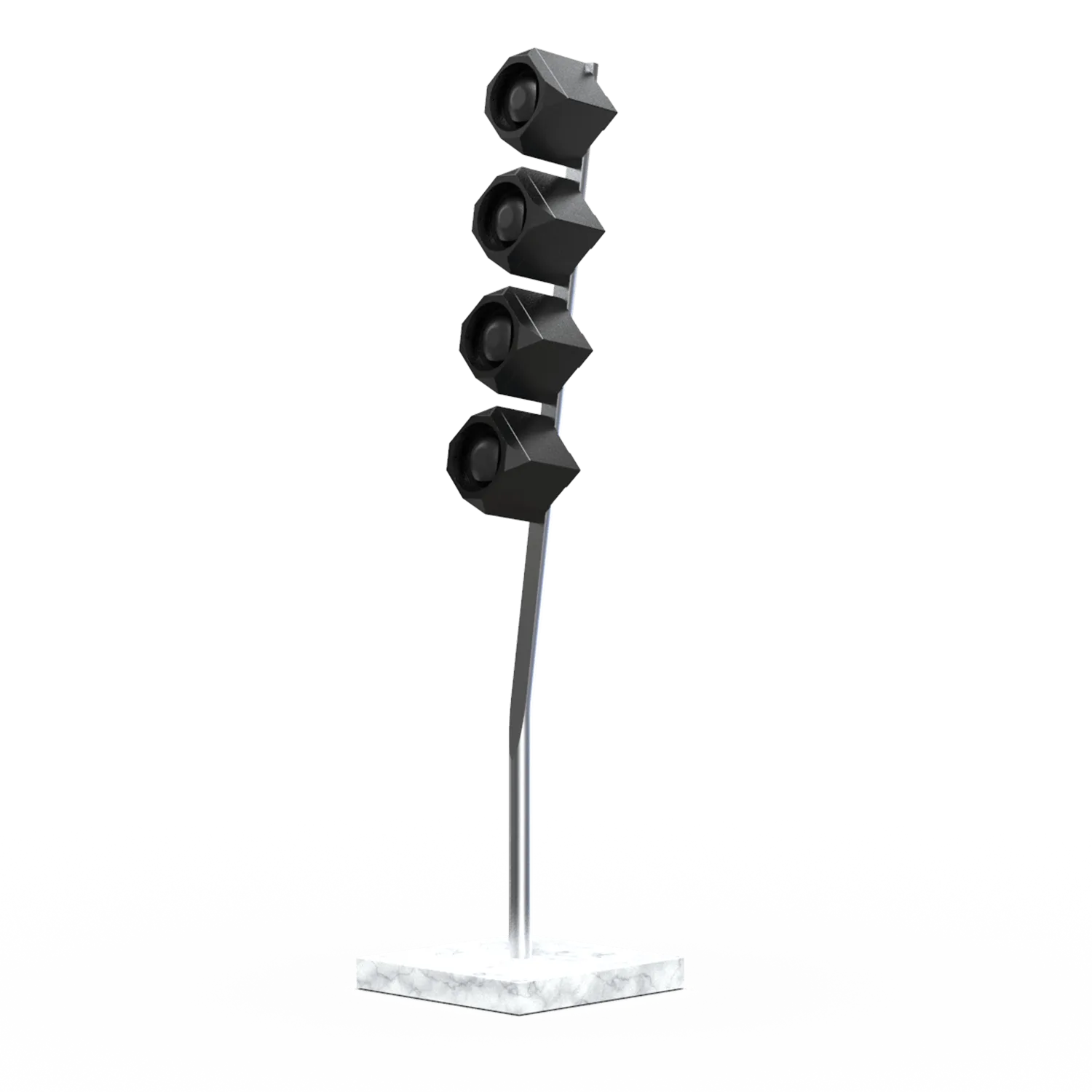 Time Machine watch winder stand 2 marble black aluminium four timepeace smart app