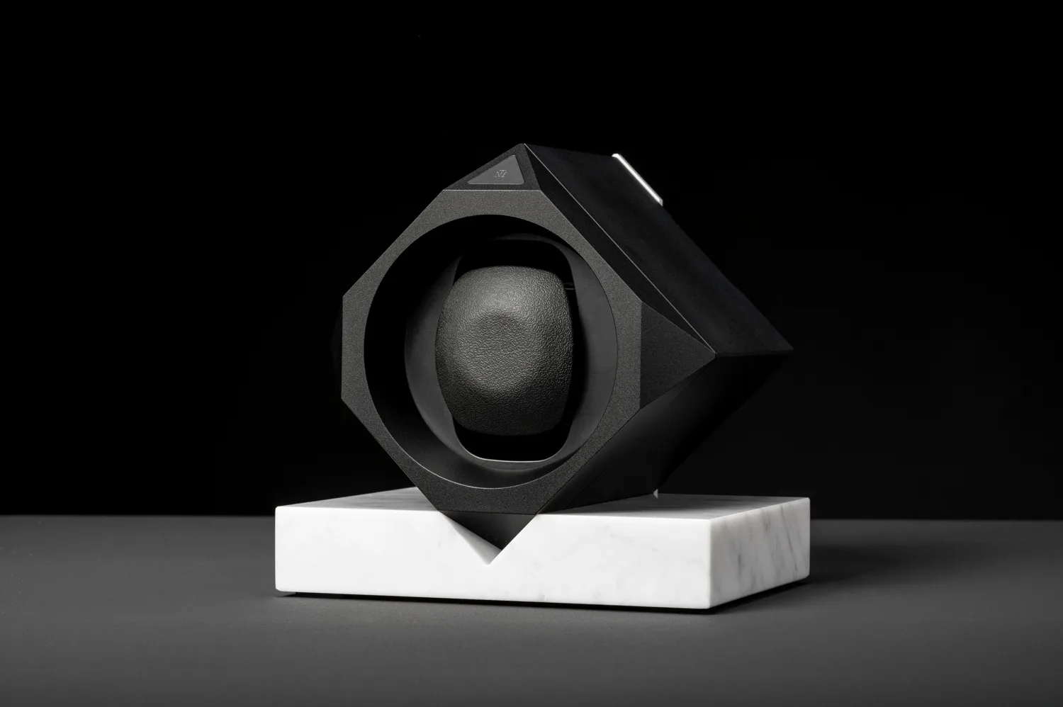 Side view of a Single base watch winder by Time Machine Winders